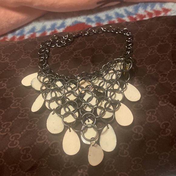 Necklace, zebra print - Picture 4 of 4